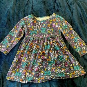 Jumping Beans 3T Woodland Pattern Long Sleeve Dress